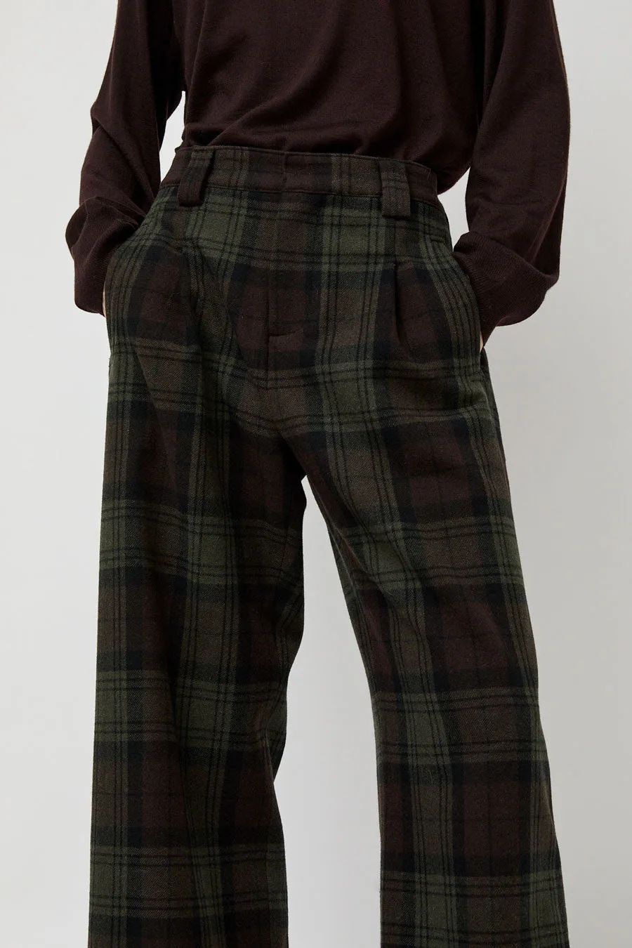 No.6 Kent Pant in Brown and Green sold by No. 6 product image thumbnail 2