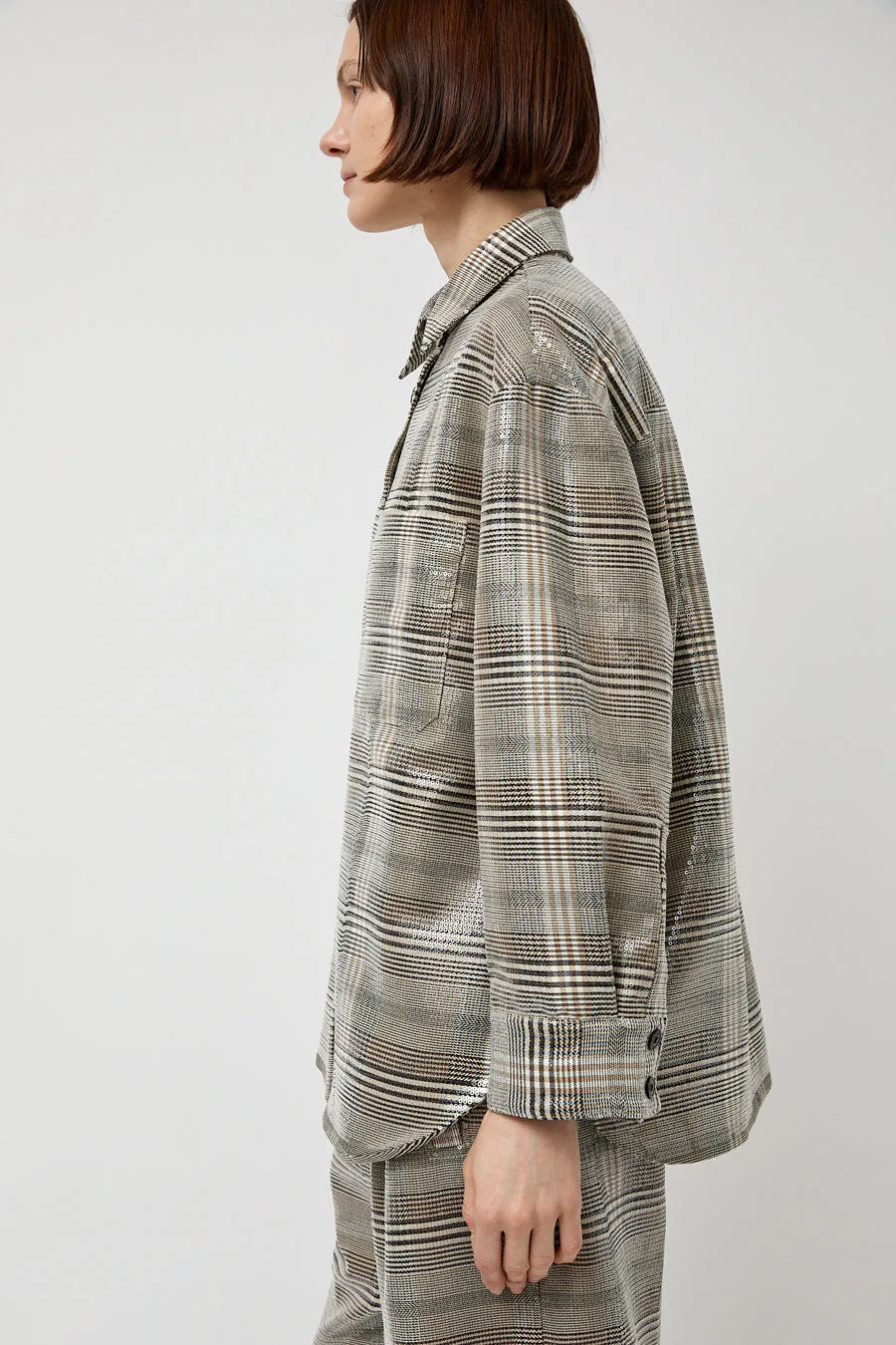 No.6 Lake Shirt in Brown Sequin sold by No. 6 product image thumbnail 3