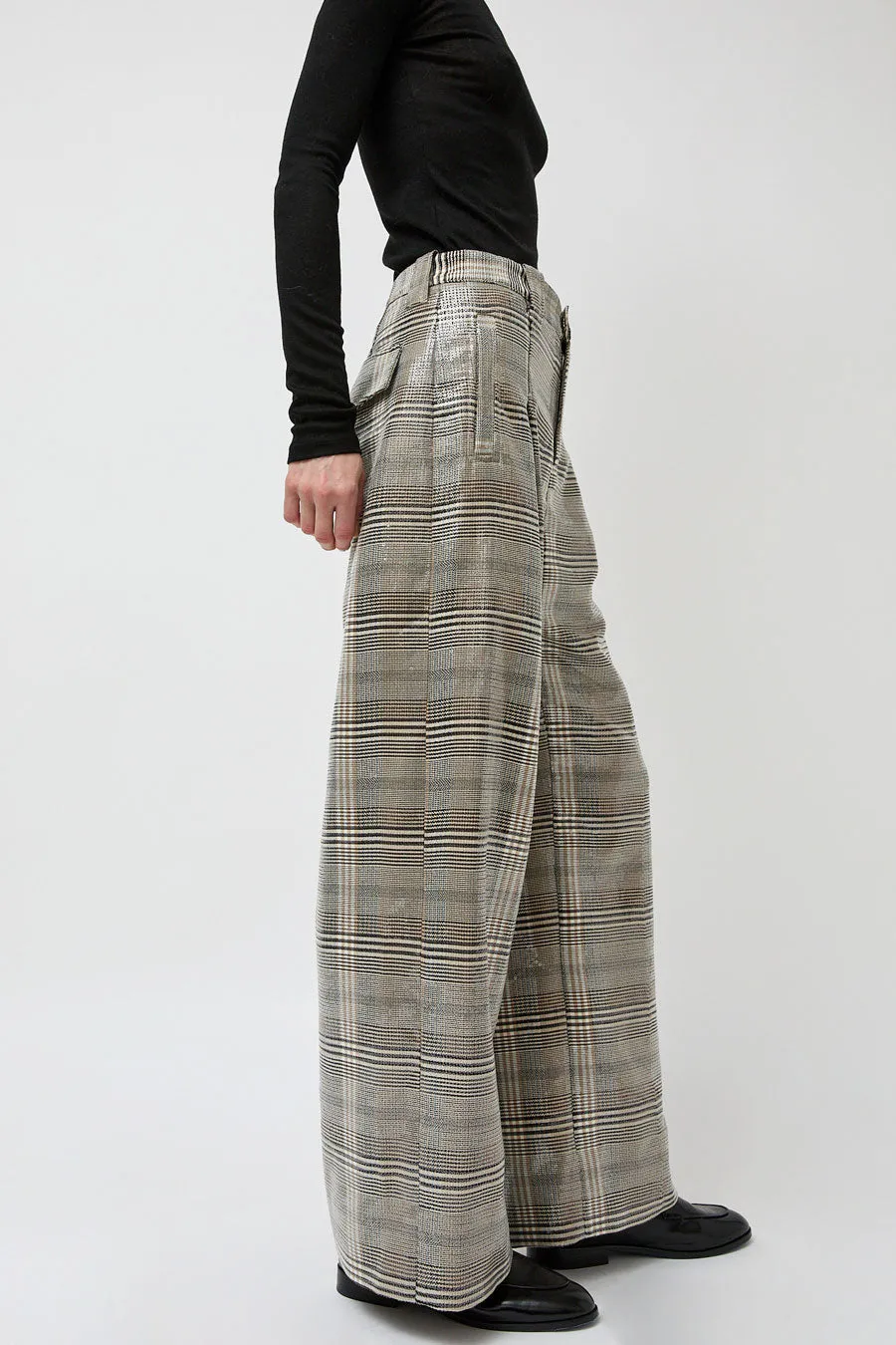 No.6 Kent Pant in Brown Sequin sold by No. 6 product image thumbnail 4