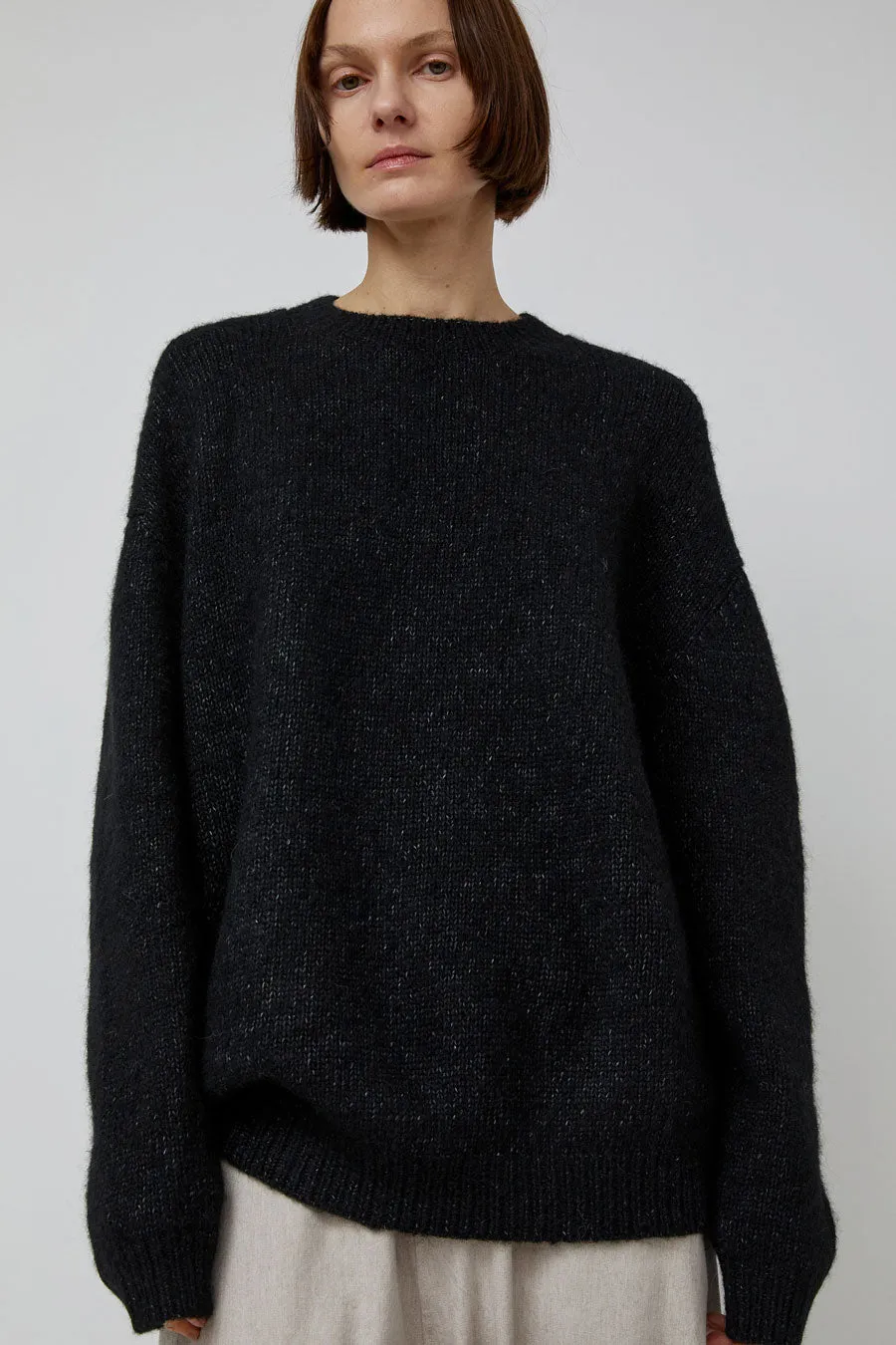 Lauren Manoogian Loft Crewneck in Black sold by No. 6