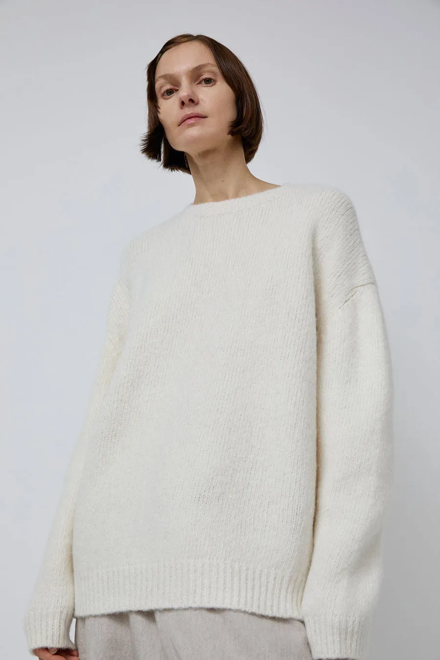 Lauren Manoogian Loft Crewneck in White sold by No. 6 product image thumbnail 4