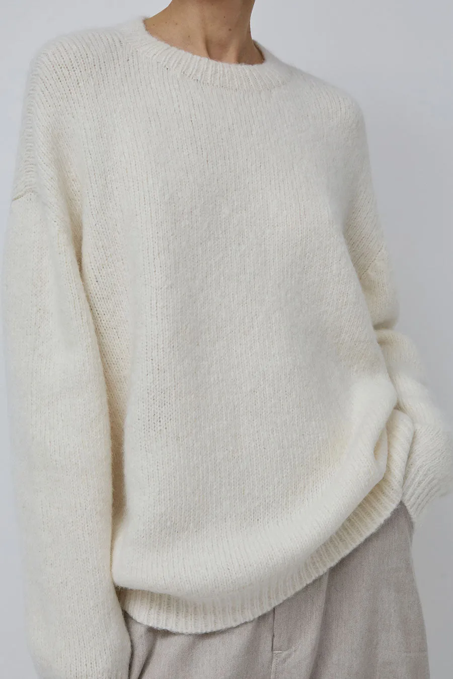 Lauren Manoogian Loft Crewneck in White sold by No. 6 product image thumbnail 3