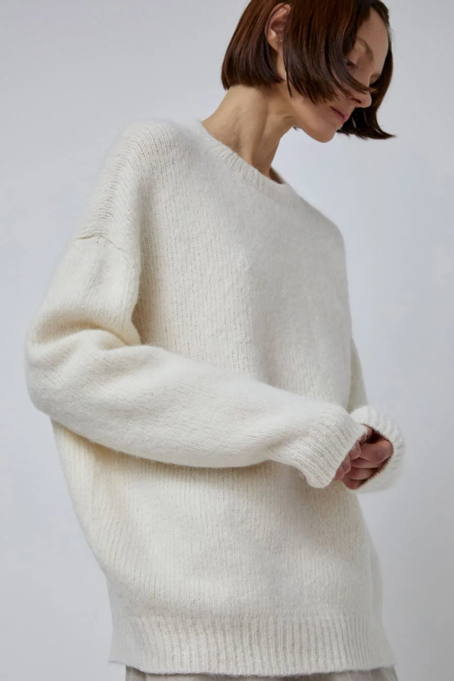 Lauren Manoogian Loft Crewneck in White sold by No. 6 product image thumbnail 2