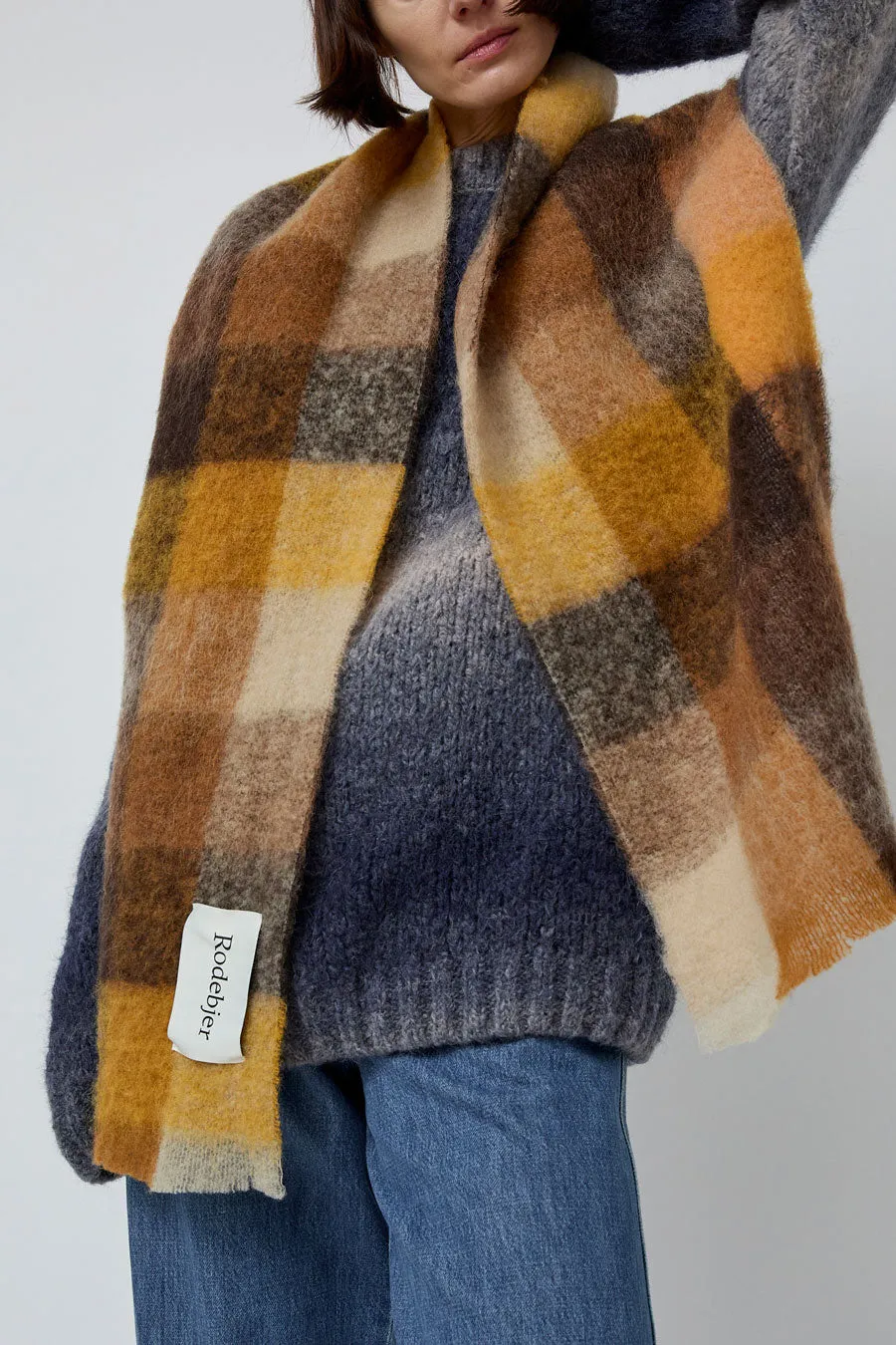 Rodebjer Misty Scarf in Burnt Umber sold by No. 6 product image thumbnail 3