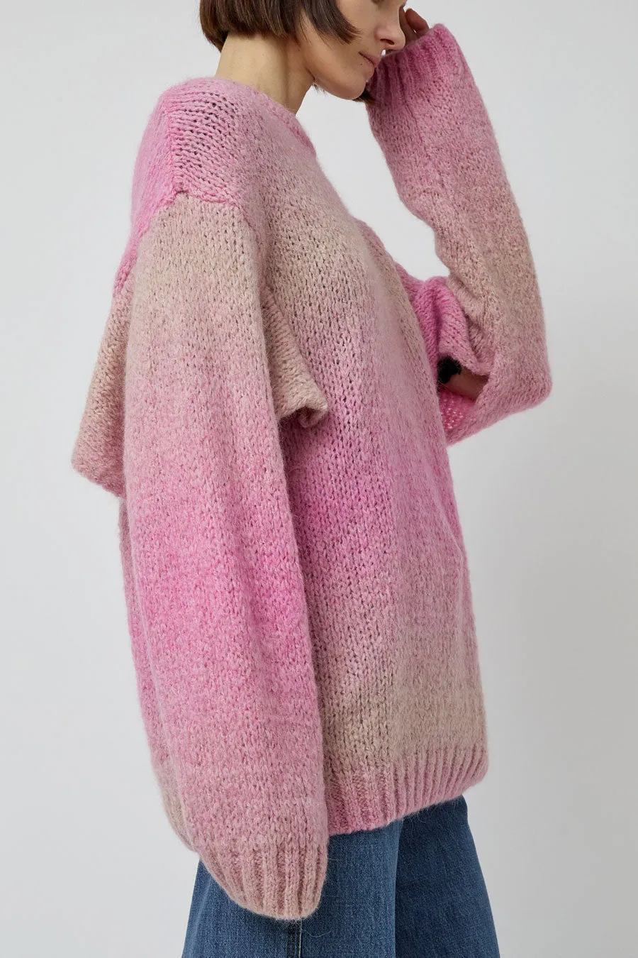 Rodebjer Sri Sweater in Super Pink sold by No. 6 product image thumbnail 4