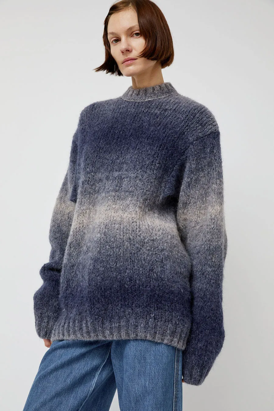 Rodebjer Sri Sweater in Utility Blue sold by No. 6