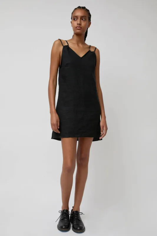 Deiji Studios Looped Dress in Black sold by No. 6