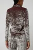 Simone Wild Zip Jacket in Rosewood sold by No. 6