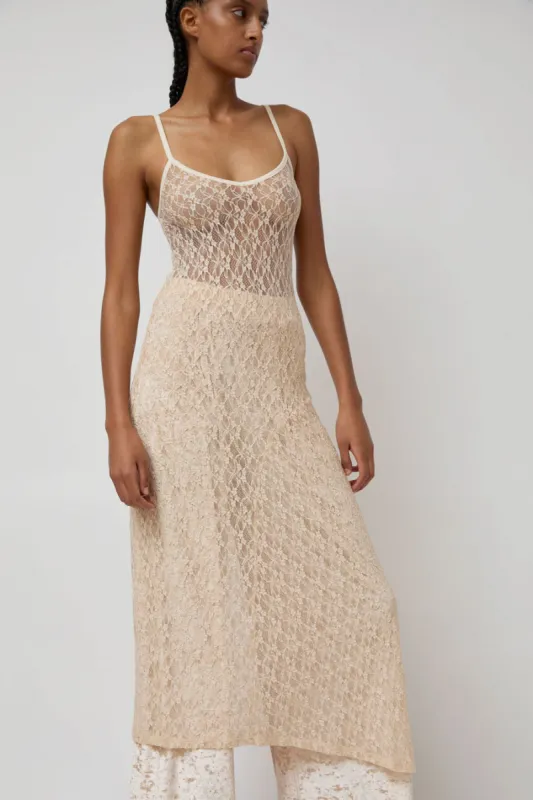 Simone Wild Camisole Dress in Ivory sold by No. 6