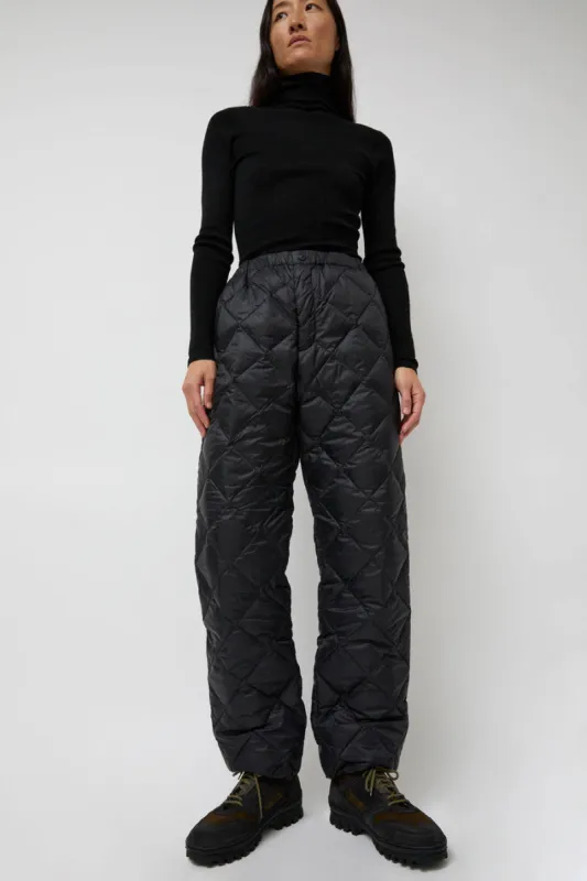 TAION City Down Pants in Black sold by No. 6