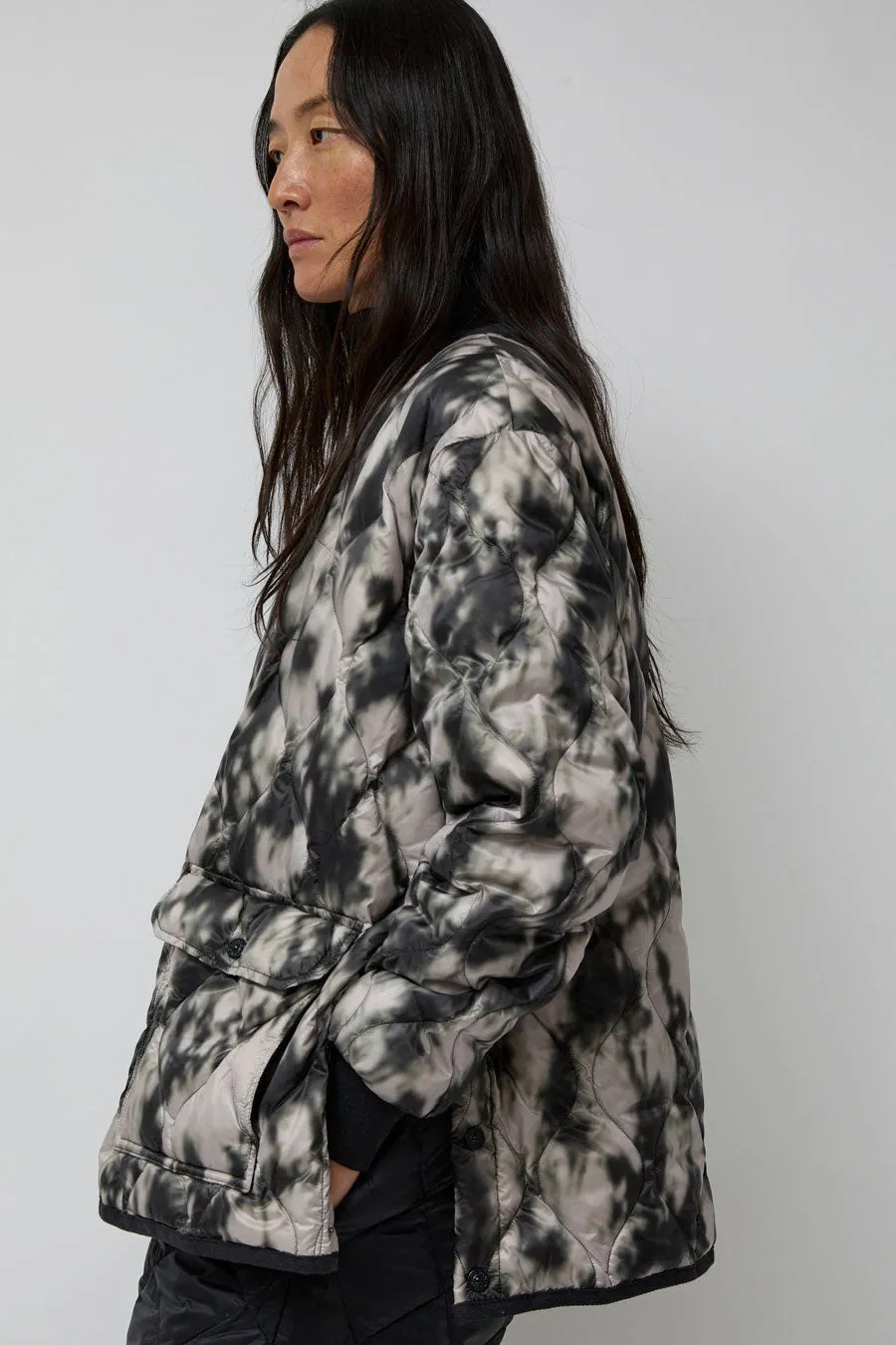 TAION Military Over Size Crew Neck Jacket in Winter Camo sold by No. 6 product image thumbnail 2