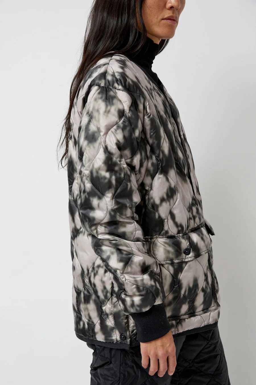 TAION Military Over Size Crew Neck Jacket in Winter Camo sold by No. 6 product image thumbnail 4