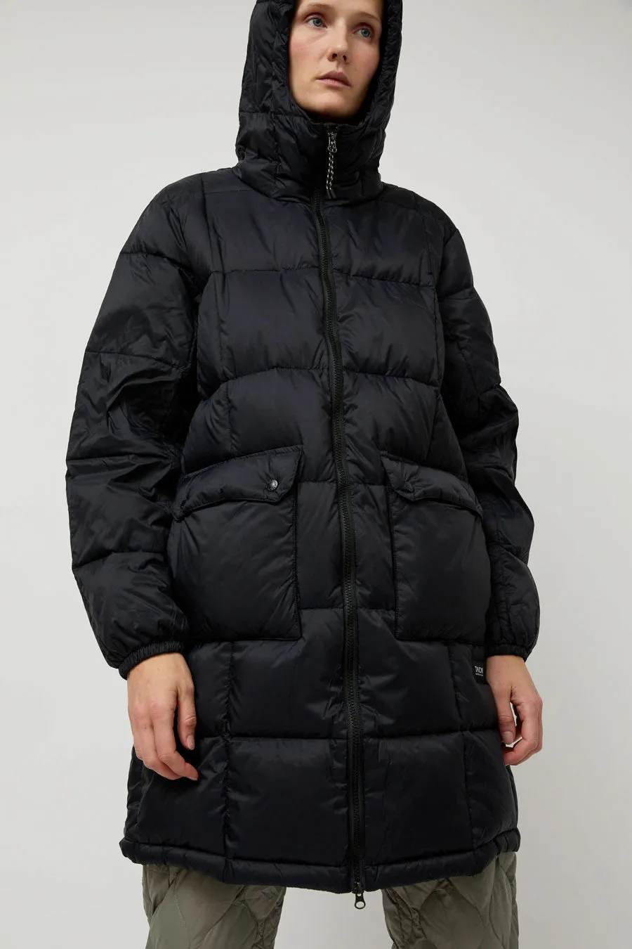TAION Mountain Packable Volume Down Hood Coat in Black sold by No. 6 product image thumbnail 2