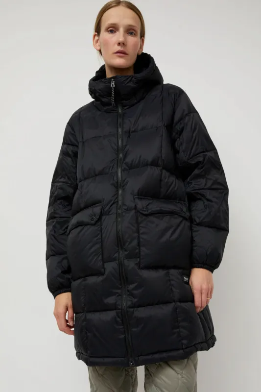 TAION Mountain Packable Volume Down Hood Coat in Black sold by No. 6