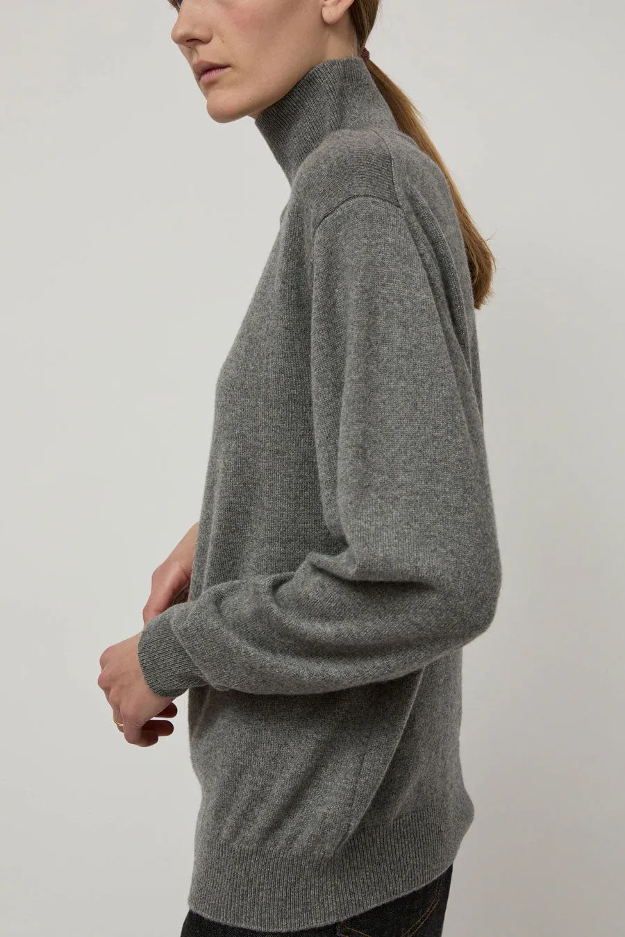 Batoner Innocent Cashmere Turtleneck in Grey sold by No. 6 product image thumbnail 2