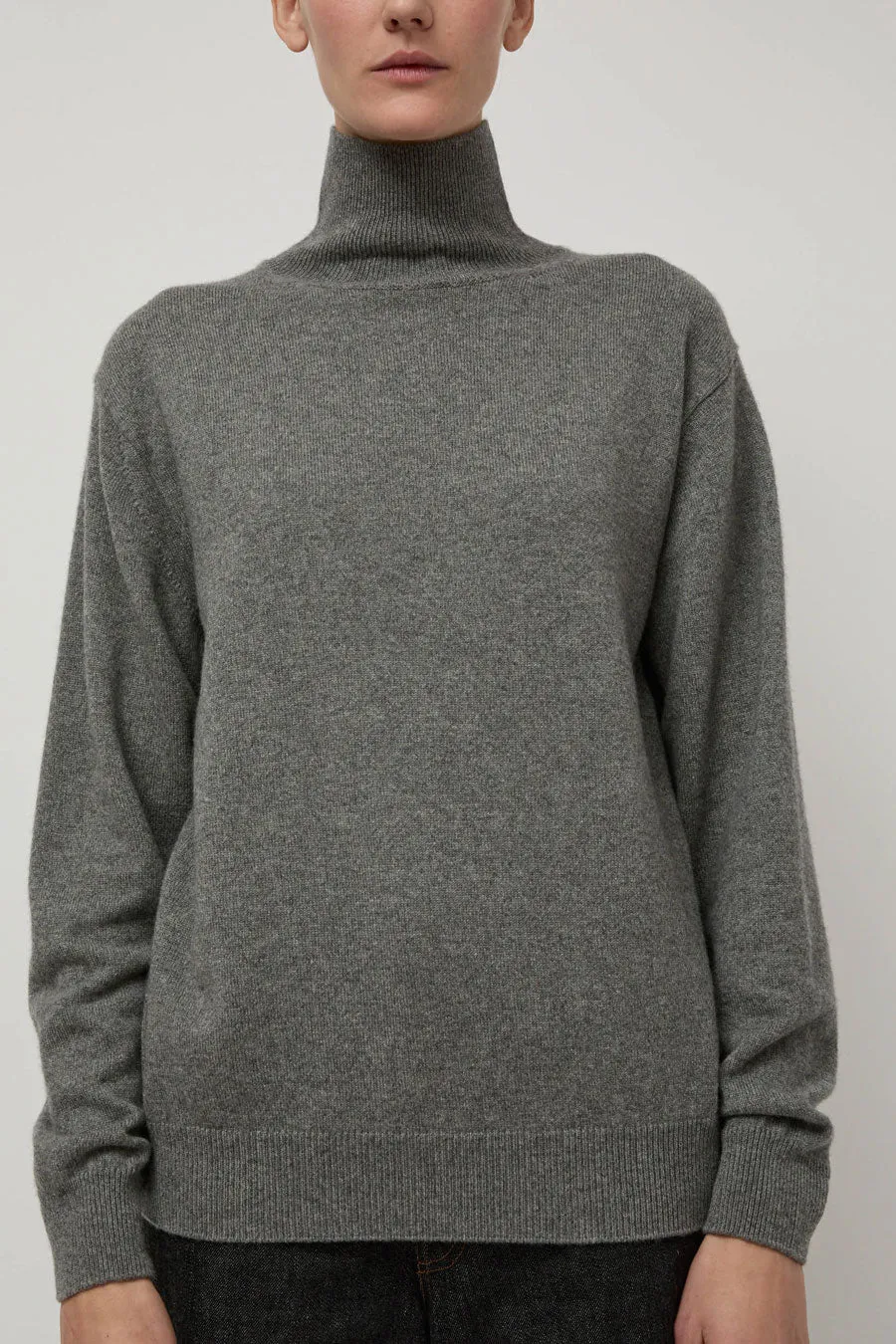 Batoner Innocent Cashmere Turtleneck in Grey sold by No. 6 product image thumbnail 3