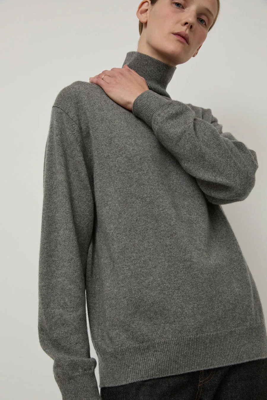 Batoner Innocent Cashmere Turtleneck in Grey sold by No. 6 product image thumbnail 4