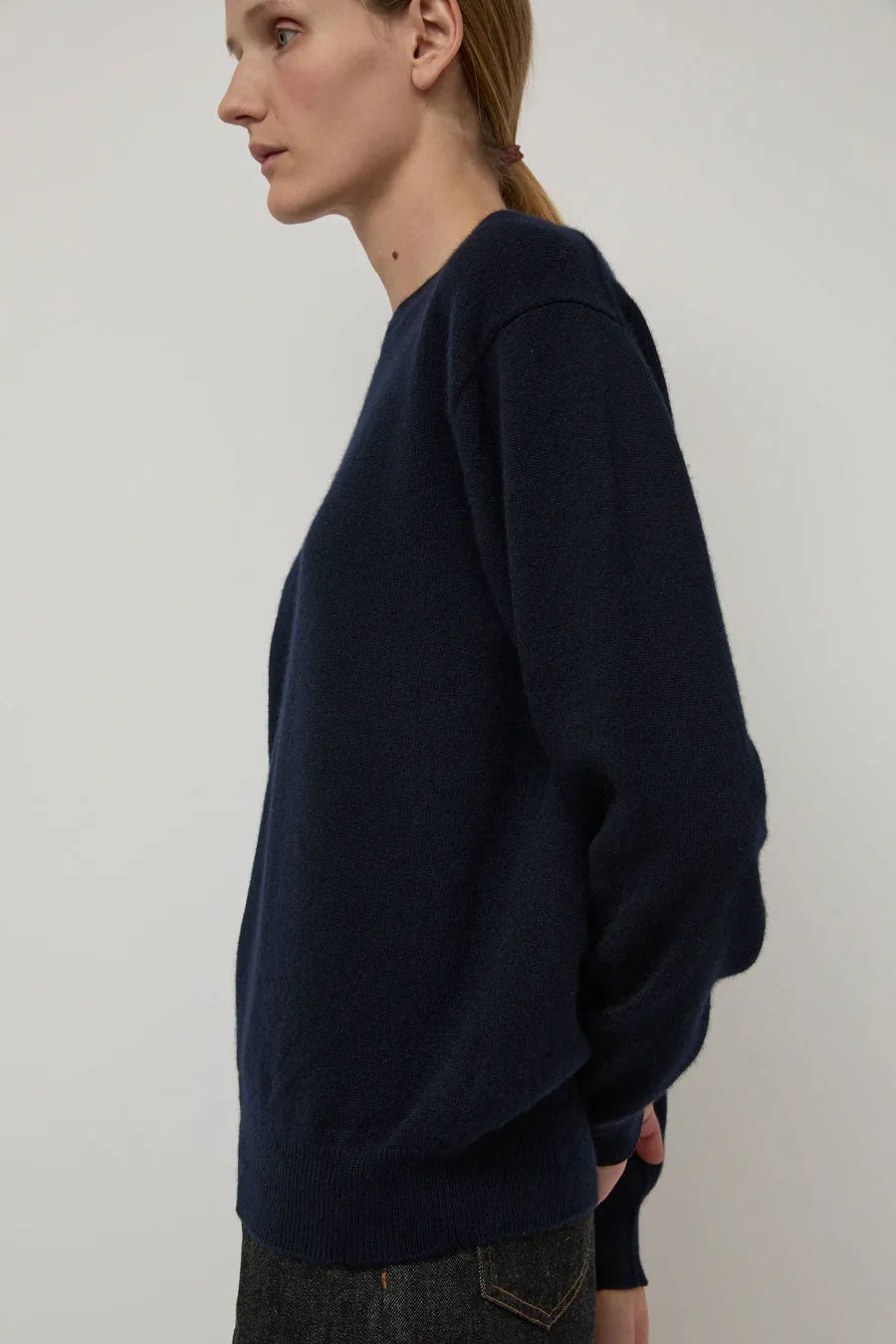 Batoner Innocent Cashmere Crewneck in Navy sold by No. 6 product image thumbnail 5