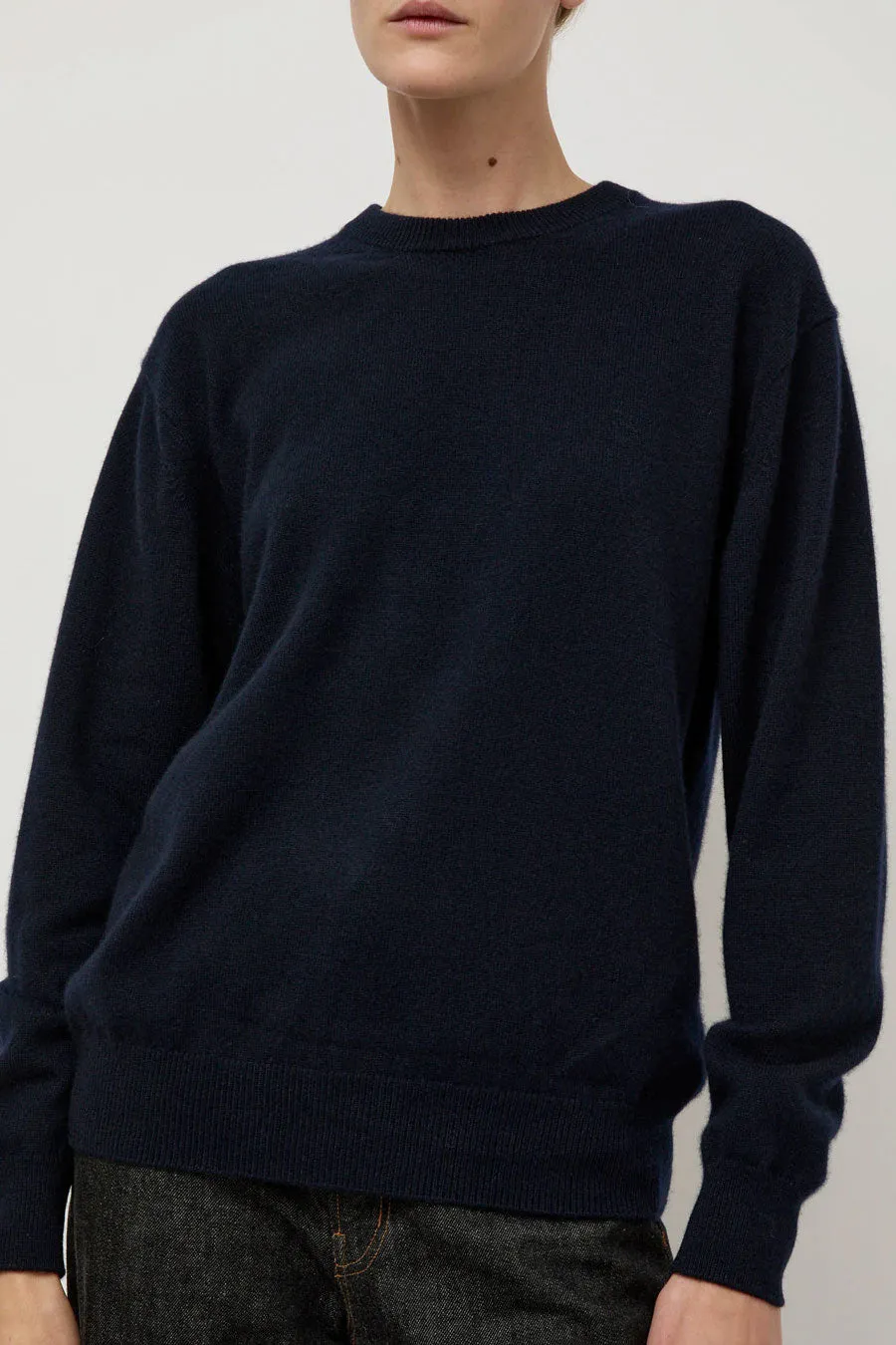 Batoner Innocent Cashmere Crewneck in Navy sold by No. 6 product image thumbnail 4