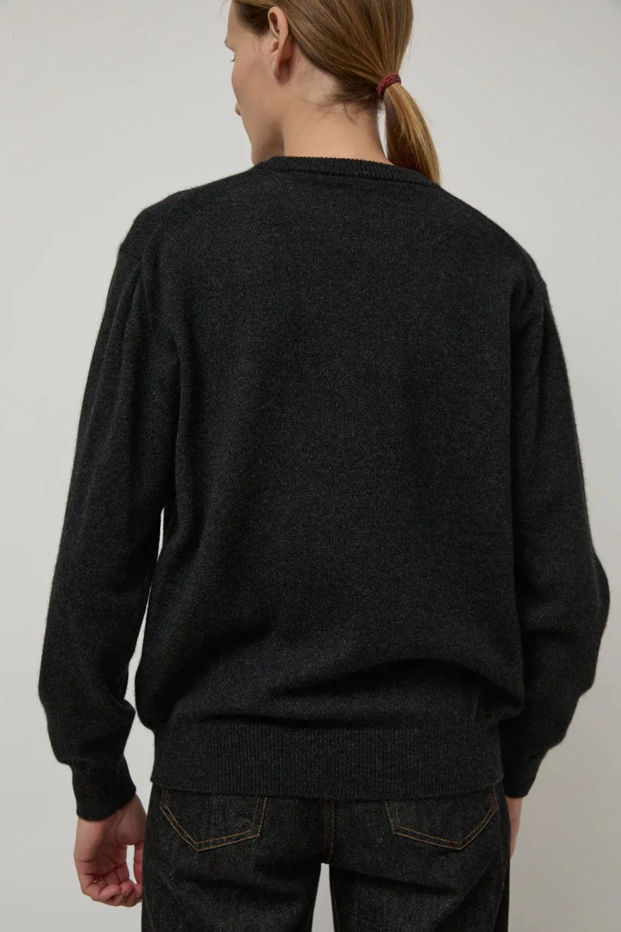 Batoner Innocent Cashmere Crewneck in Black sold by No. 6 product image thumbnail 4