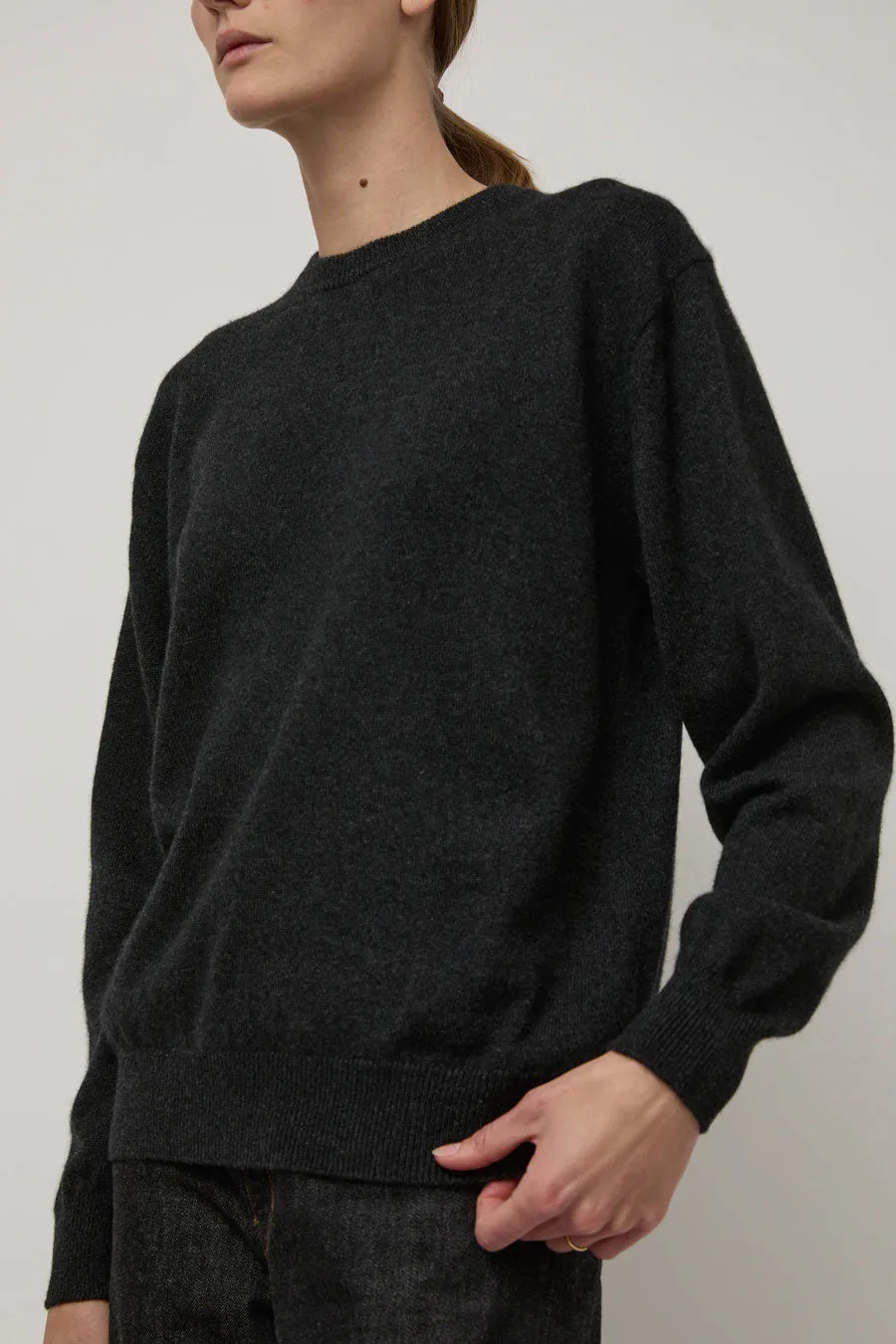 Batoner Innocent Cashmere Crewneck in Black sold by No. 6 product image thumbnail 3