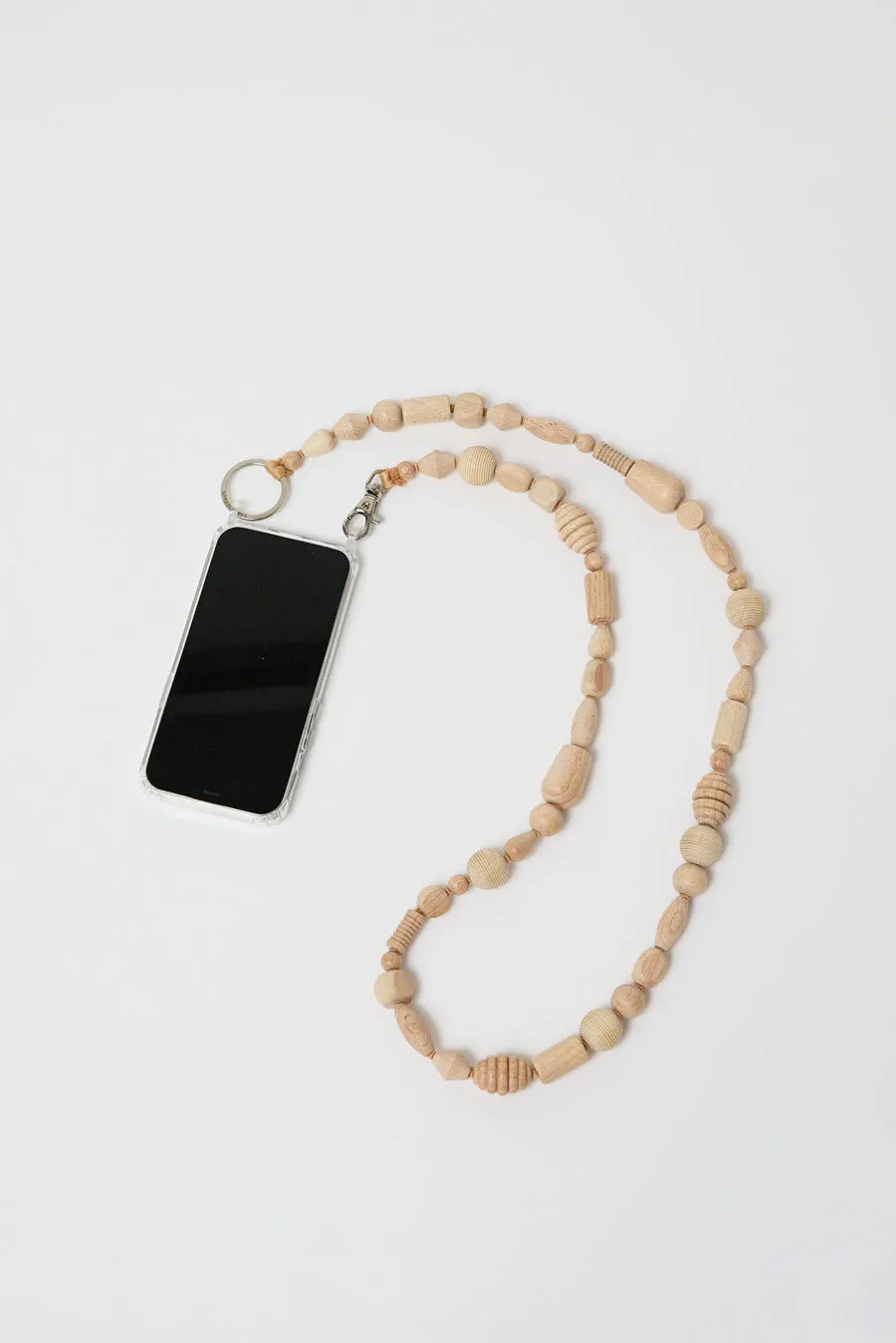 Ina Seifart Perlen Mix Handykette Iphone Necklace in Natural sold by No. 6