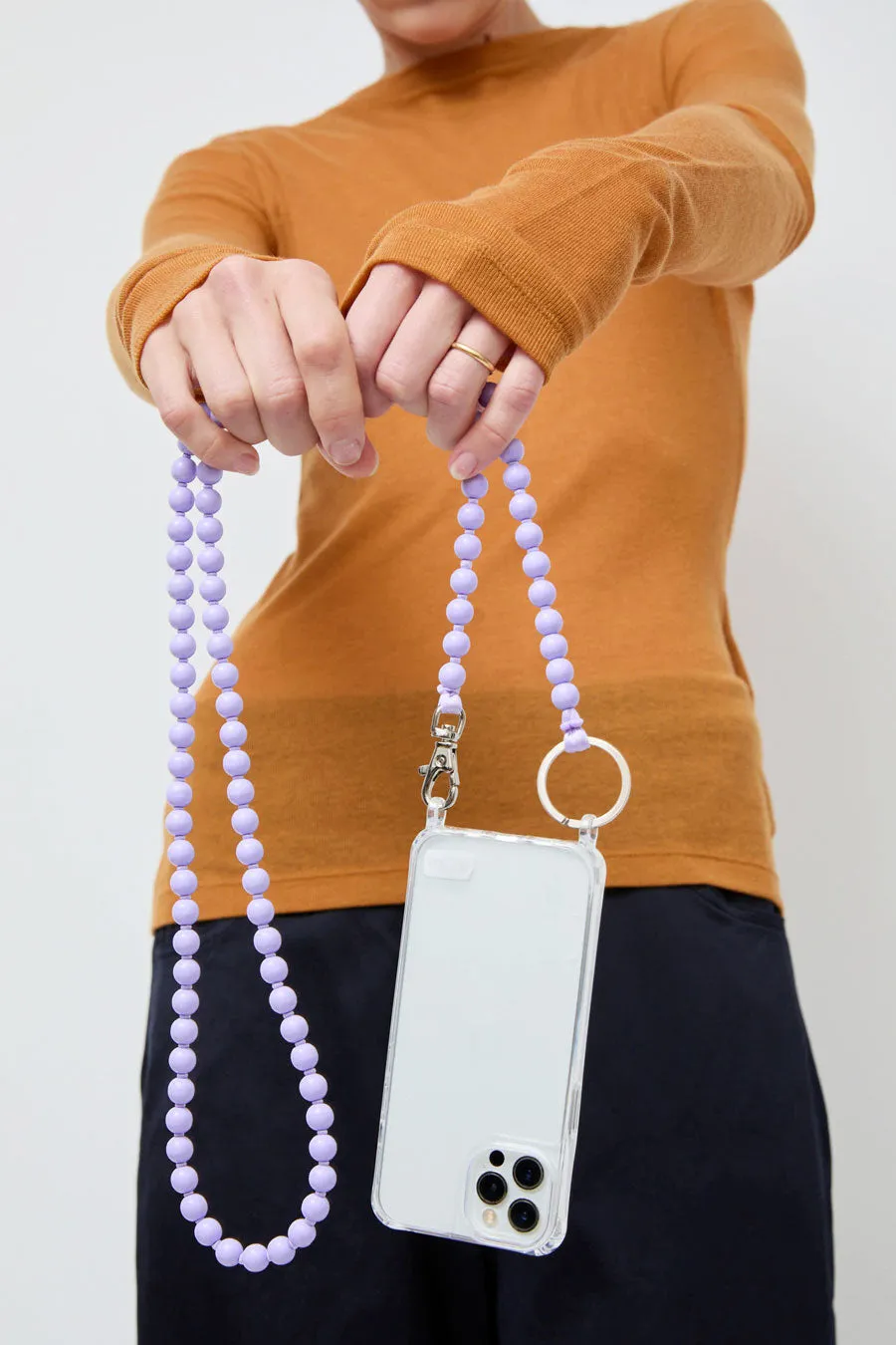 Ina Seifart Handykette Iphone Necklace in Lilac sold by No. 6 product image thumbnail 5