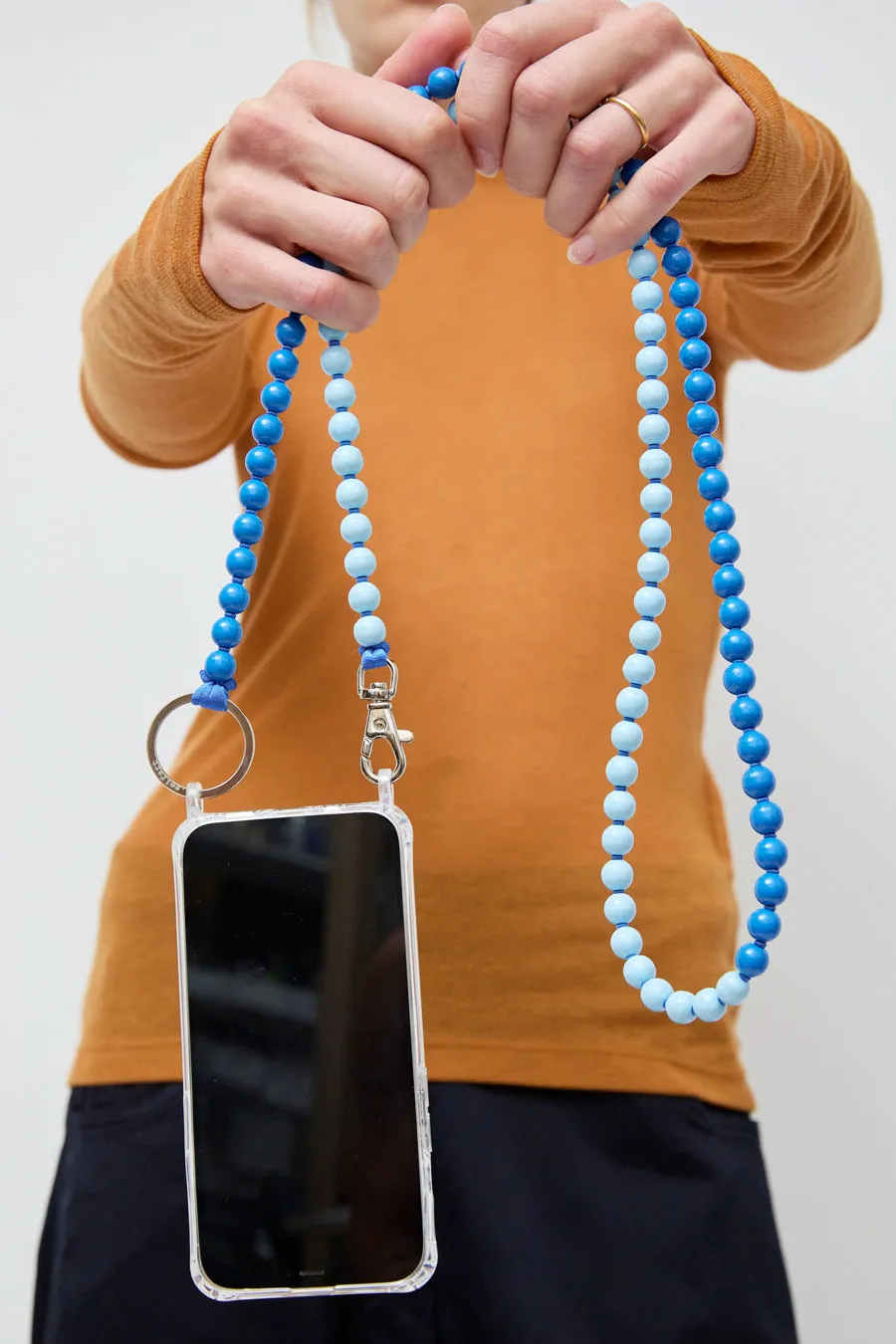Ina Seifart Handykette Iphone Necklace in Blue Duo sold by No. 6 product image thumbnail 2