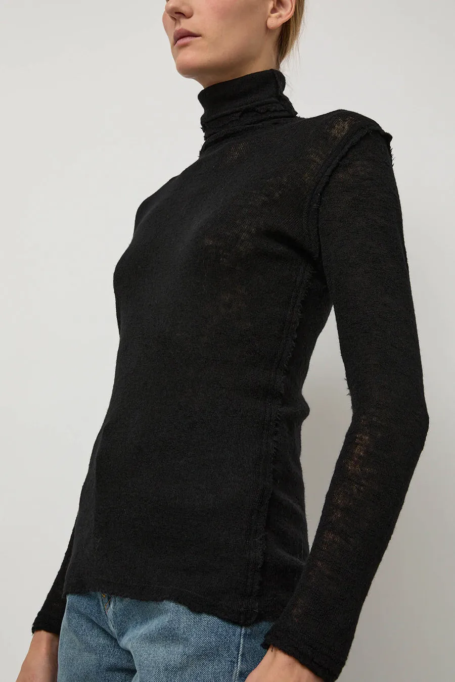 Guðrun & Guðrun Bjørk Turtleneck in Black sold by No. 6 product image thumbnail 4