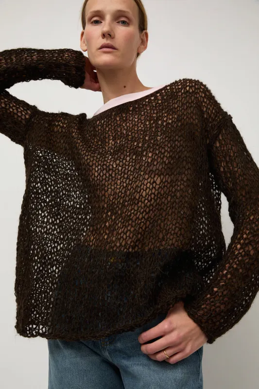 Guðrun & Guðrun Svala Sweater in Brown sold by No. 6