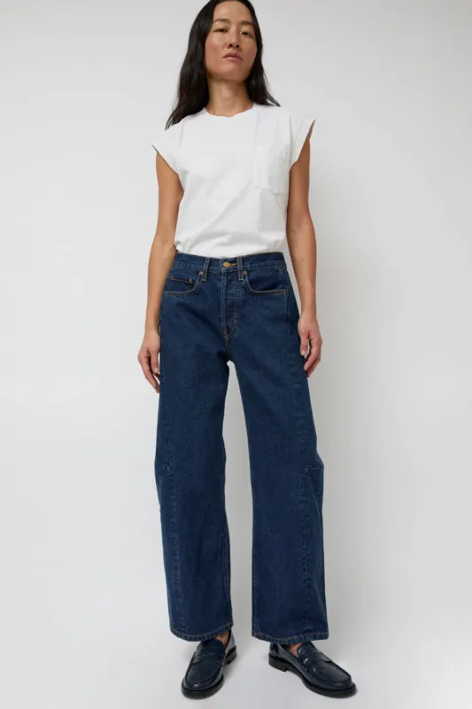 B Sides Slim Lasso Jean in Blue Rinse sold by No. 6