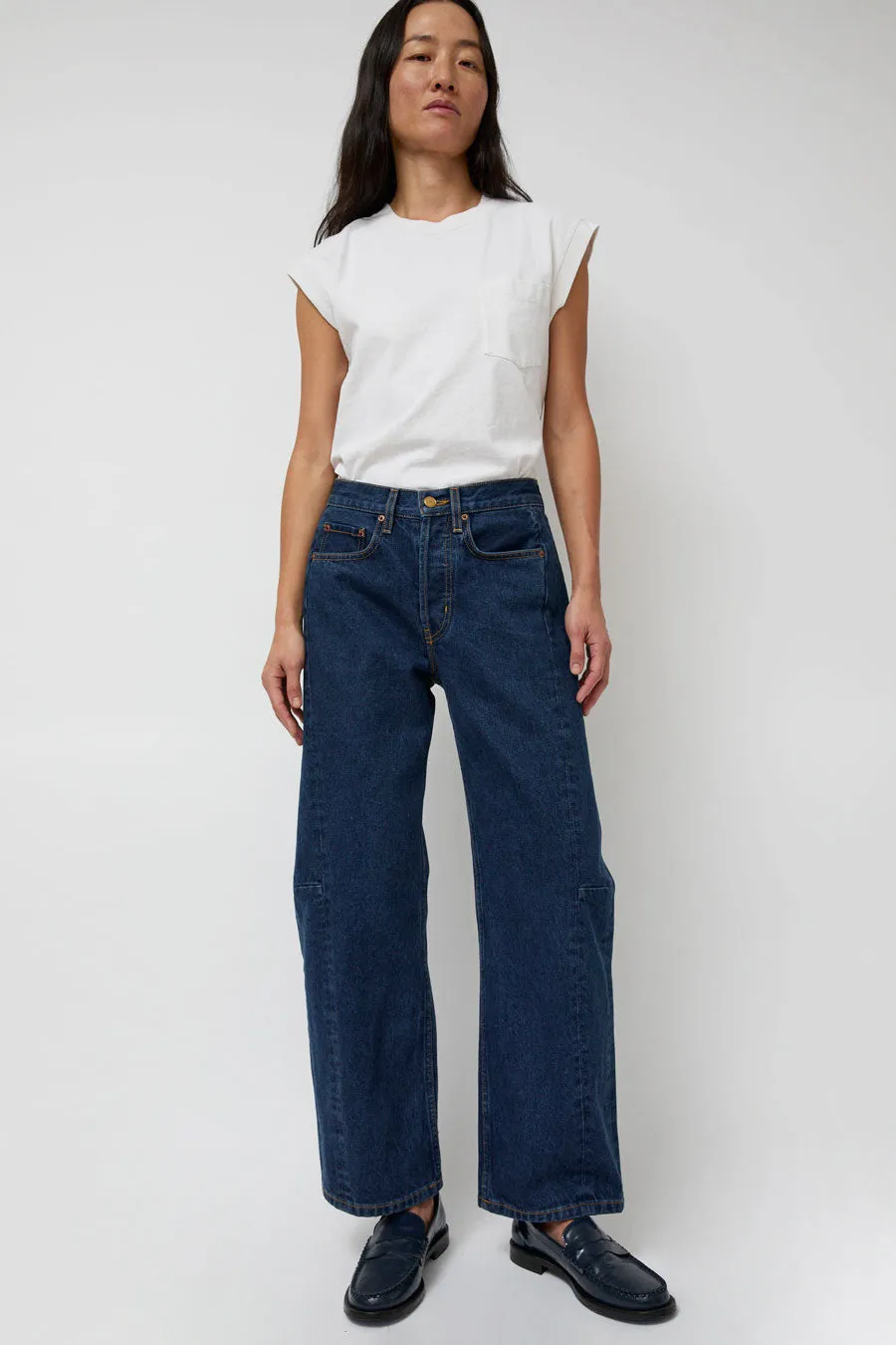 B Sides Slim Lasso Jean in Blue Rinse sold by No. 6