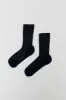 Exquisite J Short Cotton Viscose Socks in Navy sold by No. 6