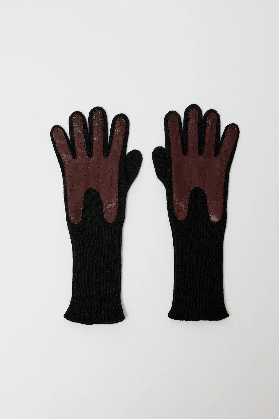 Exquisite J Gloves in Black with Bordeaux sold by No. 6 product image thumbnail 2