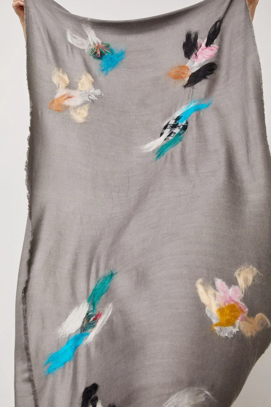 Exquisite J Scarf in Grey sold by No. 6 product image thumbnail 2