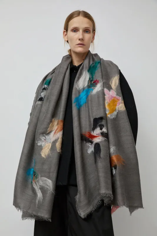 Exquisite J Scarf in Grey sold by No. 6