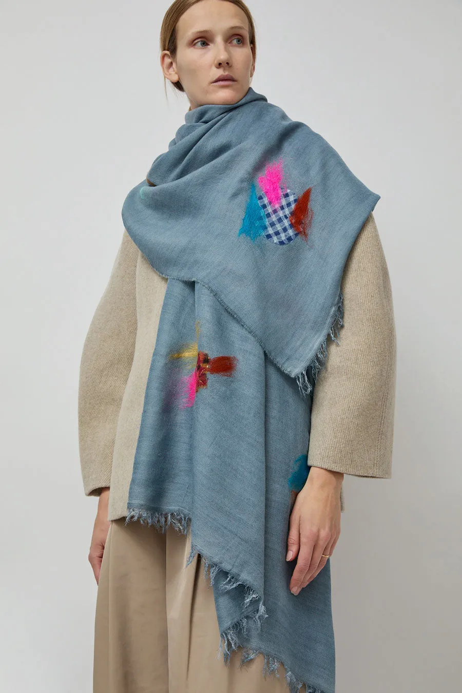 Exquisite J Scarf in Light Blue sold by No. 6 product image thumbnail 2