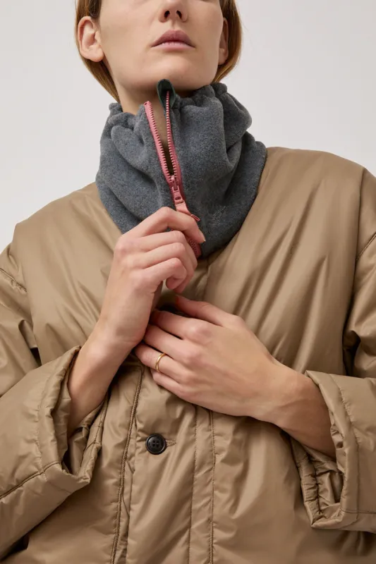 Elmer Fleece Reversible Neck Warmer in Grey sold by No. 6