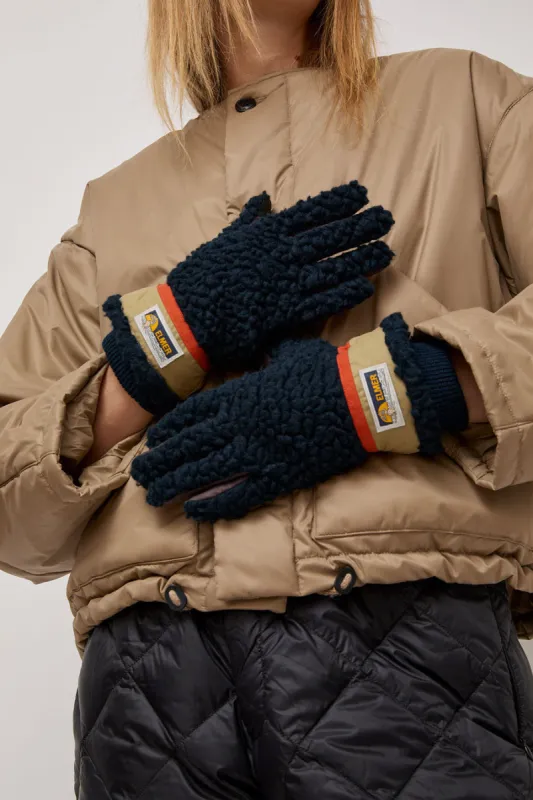Elmer Teddy Glove in Navy sold by No. 6