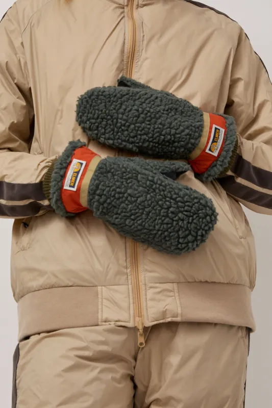 Elmer Teddy Mitten in Khaki sold by No. 6