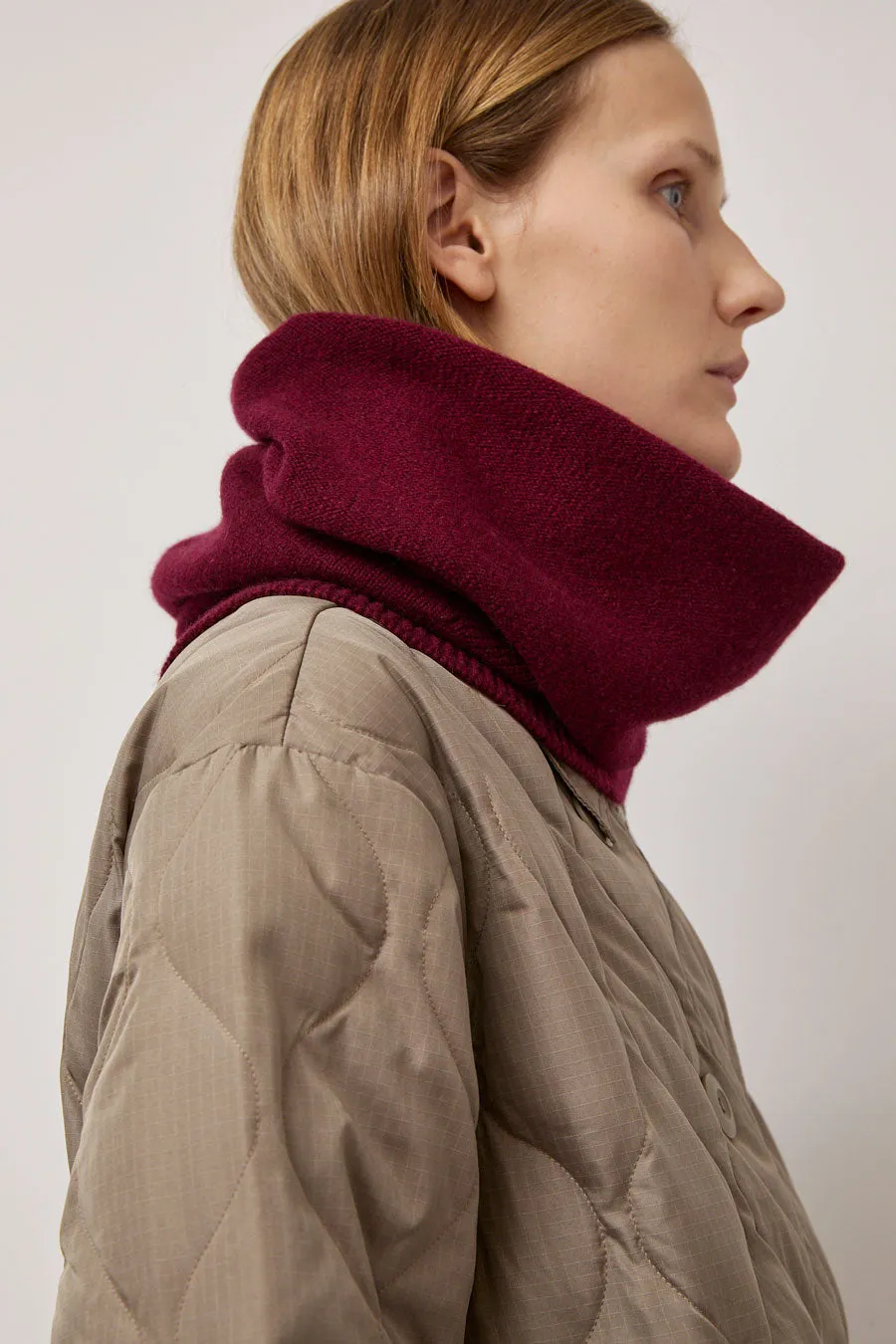 Muhlbauer Robyn Cashmere Hood in Bordeaux sold by No. 6 product image thumbnail 2