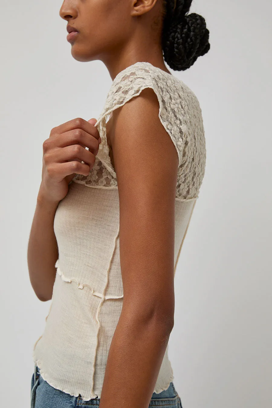 Baserange Nehru Tank in Undyed sold by No. 6 product image thumbnail 5