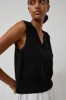 Nothing Written Basic V-Neck Slipover in Black sold by No. 6
