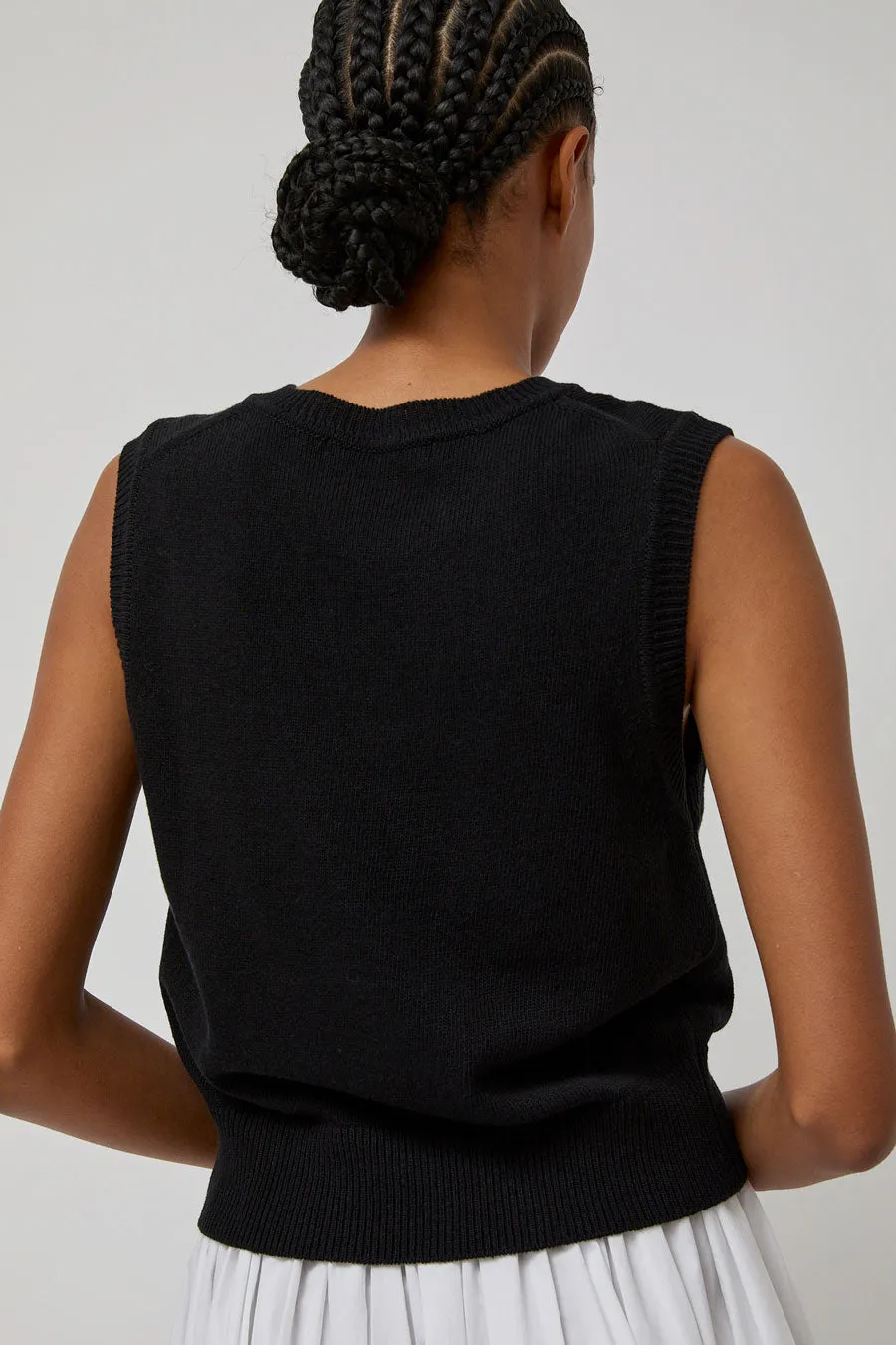 Nothing Written Basic V-Neck Slipover in Black sold by No. 6 product image thumbnail 5