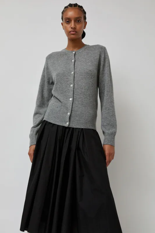 Nothing Written Emitt Wool Round Cardigan in Grey sold by No. 6