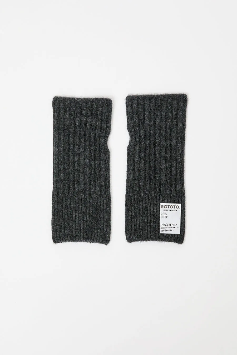 Rototo Seamless Hand Warmers in Charcoal sold by No. 6
