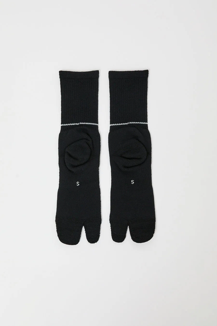 Rototo Merino Tabi Socks in Black sold by No. 6 product image thumbnail 2