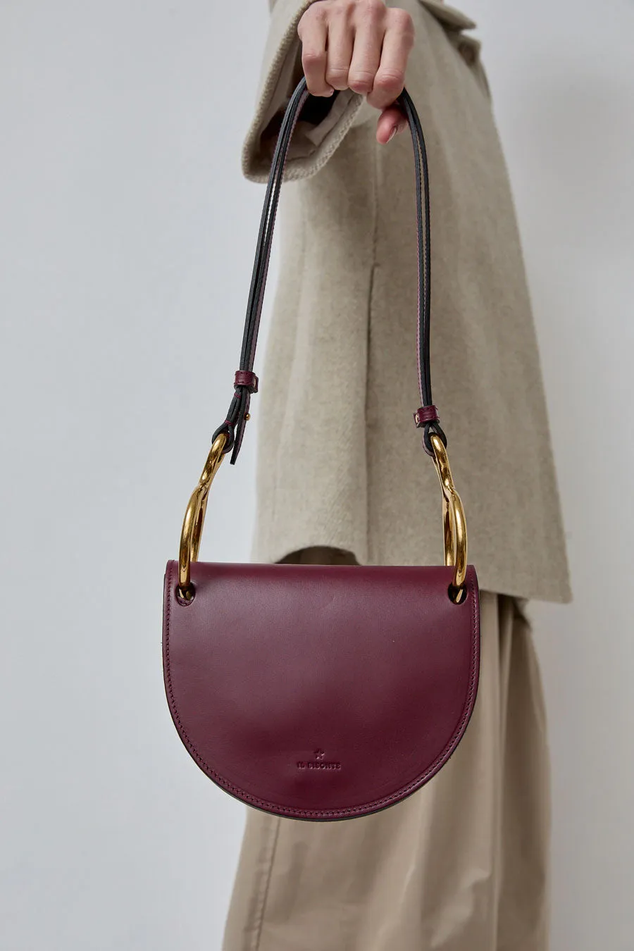 Il Bisonte Crossbody Consuelo in Amarena sold by No. 6