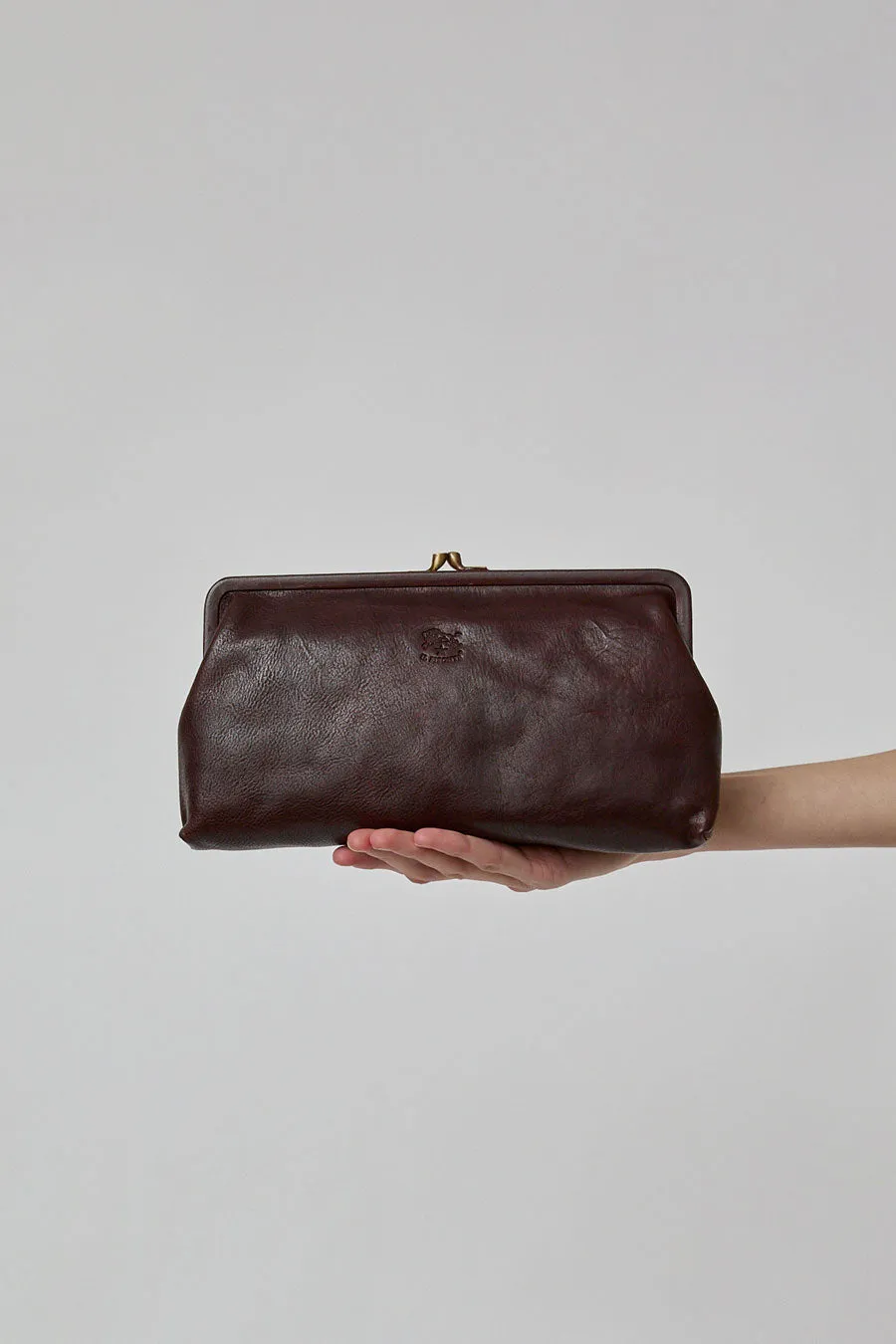 Il Bisonte Classic Clutch in Café sold by No. 6