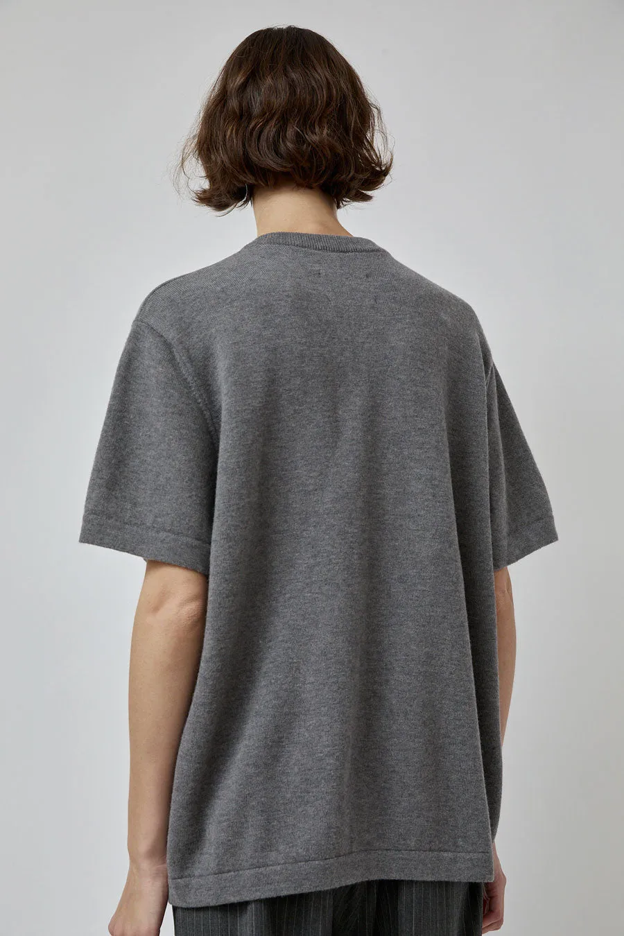 CORDERA Merino Wool Beaded T-Shirt in Grey sold by No. 6 product image thumbnail 5